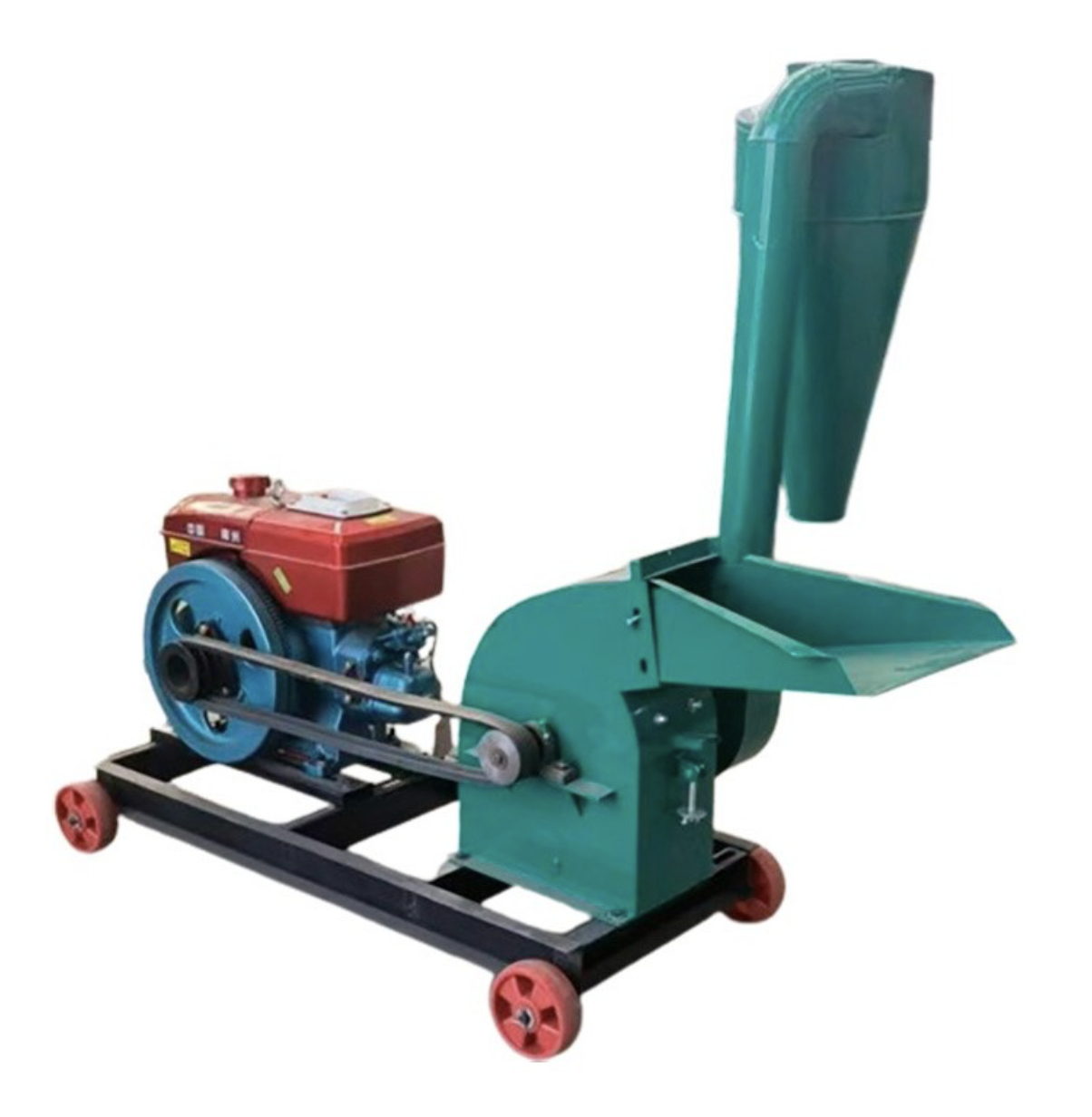 Molino Martillo Industrial Diesel 12HP Ciclon Succionador 400-1000kg/h.